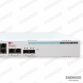 تصویر سوییچ شبکه 28 پورت کی دی تی KP-2404J3SFT Network switch KDT KP-2404J3SFT