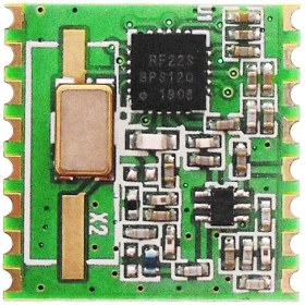 تصویر ماژول مخابراتی فرستنده-گیرنده LoRa RFM22B فرکانس 433MHz 