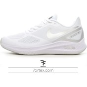 تصویر کتونی نایکی گاید10 سفید مدل Nike Zoom 7x Full White 