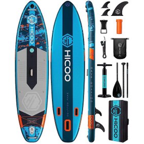 تصویر HICOO Wave Rolling EXTRA WIDE INFLATABLE PADDLE BOARD 