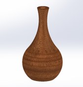 تصویر فایل سه بعدی گلدان چوبی FL01 دانلود طرح گلدان چوبی 15 سانتی متر