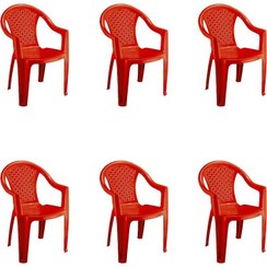 تصویر صندلی بزرگ دسته دار ناصر پلاستیک مدل 812 