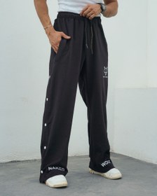 تصویر شلوار تک رنگ مشکی - L 