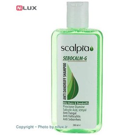 تصویر شامپو ضدشوره برای موهای چرب 200 میل اسکالپیا Scalpia Anti Dandruff Sebocalm G 200ml