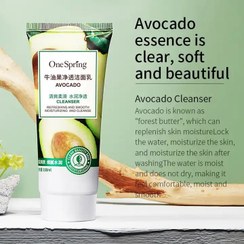 تصویر فوم شستشوی صورت مرطوب کننده آووکادو وان اسپرینگ AVOCADO MOISTURIZING CLEANSER ONE SPRING