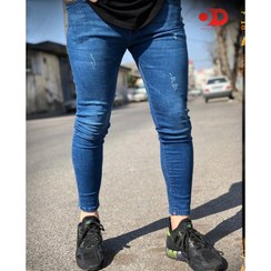 تصویر شلوار جین سرمه ای فول کش درجه یک - 3 Blue Full Elastic Jeans First Class