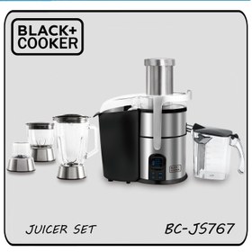 تصویر آبمیوه گیری 4 کاره بلک کوکر مدل BC-JS767 BLACK COOKER