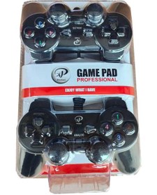 تصویر دسته بازی بی‌سیم شوک‌دار Product مدل XP-MX213M dual shock joystick XP-213M