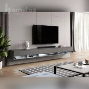 تصویر میز تلویزیون دیواری مدل HT2116 با ۳ کمد از MDF 