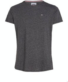 تصویر تی‌شرت مردانه کلاسیک با فیت باریک، مشکی برند Tommy Hilfiger Men's Classics Slim Fit T-Shirt, Black