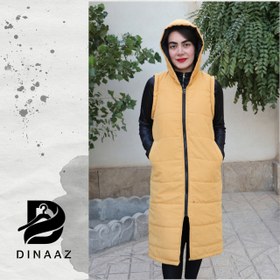 تصویر کاپشن پافرشو بلند 