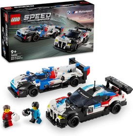 تصویر لگو سری اسپید مدل اتومبیل های مسابقه ای BMW M4 GT3 76922 - LEGO® Speed ​​Champions BMW M4 GT3 and BMW M Hybrid V8 Race Cars 76922 676 قطعه