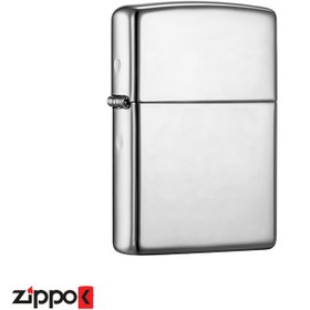 تصویر فندک زیپو مدل Zippo Reg H Pol Chrome کد 250 ا Zippo Reg H Pol Chrome 250 Lighter Zippo Reg H Pol Chrome 250 Lighter