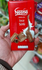 تصویر شکلات تخته ای شیری نستله 