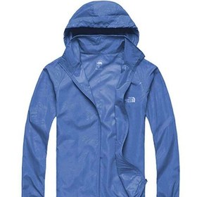 تصویر سویشرت بادگیر مشتی the north face حالت جمع شو با پارچه تنفسی و آبگریز 