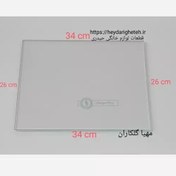 تصویر شیشه بخاری گازی مهیا گل کاران شومینه 26 - 34 