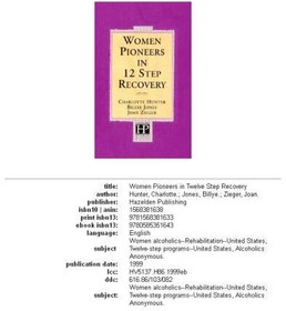 تصویر دانلود کتاب Women Pioneers in 12 Step Recovery 1999 کتاب انگلیسی زنان پیشگام در ریکاوری 12 مرحله ای 1999