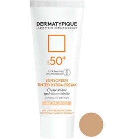 تصویر کرم ضد آفتاب رنگی SPF50 هیدرا درماتیپیک Dermatypique رنگ بژ طبیعی 