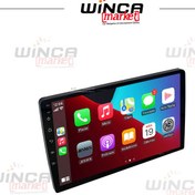 تصویر مانیتور۸ اینچ اندروید فابریک شرکتی پژو 206 ولوم دار مدل M200 برند پایونییر Monitor 8 inch android corporate Peugeot 206 with volume model M200 brand pioneer