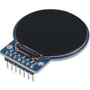تصویر ماژول نمایشگر TFT فول کالر ۱.۲۸ اینچ دایره ای با درایور GC9A01 