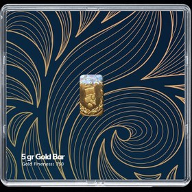 تصویر شمش طلا 18 عیار مدوپد مدل SG10007 