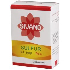 تصویر صابون گوگرد همراه با کلیمبازول سیوند 90 گرمی Sivand Sulfur Soap 90 g