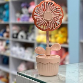 تصویر پنکه طرح گلدان 