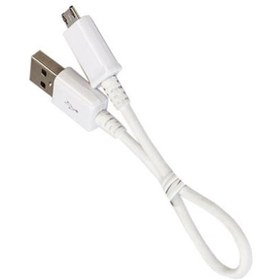 تصویر کابل شارژ کوتاه اصلی میکرو‌یو‌اس‌بی سامسونگ Samsung Micro usb 20CM 