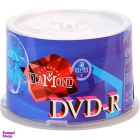 تصویر دی وی دی خام دیاموند مدل DVD-R Grade A بسته 50 عددی 