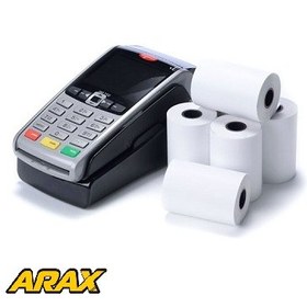 تصویر رول حرارتی پوز 57mm*16m ا 57mm Thermal paper roll pos (16m) 57mm Thermal paper roll pos (16m)