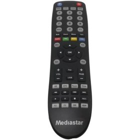 تصویر کنترل گیرنده مدیا استار Mediastar اصلی ا Mediastar Receiver Remote Mediastar Receiver Remote