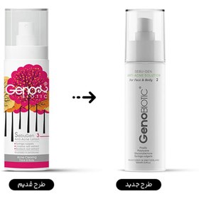 تصویر محلول ضد جوش سبوژن 2 ژنوبایوتیک 100 میلی لیتر Geno Biotic SebuGen 2 Anti Acne Fluied 100 ml