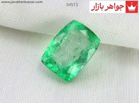 تصویر نگین زمرد کلمبیا طبیعی رنگ تقویت شده کد 84013 