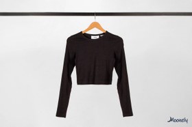 تصویر کراپ آستین بلند کبریتی 