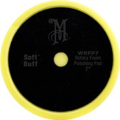 تصویر پد پولیش نرم روتاری مگوآیرز سایز 180 میل مدل “7 Meguiars Soft Buff Rotary Foam Polishing Pad 