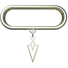 تصویر آویز ساعت طلا 18 عیار زنانه مدوپد مدل مثلث کد SC1-1280 