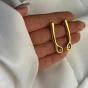 تصویر گوشواره استیل ژوپینگ کد36 