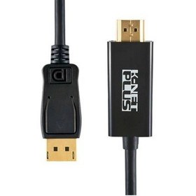 تصویر کابل تبدیل DisplayPort به HDMI کی نت پلاس KP-C2105 ا K-NET PLUS KP-C2105 1.8m DisplayPort to HDMI Cable K-NET PLUS KP-C2105 1.8m DisplayPort to HDMI Cable