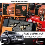 تصویر هدلایت هیوندای توسان 