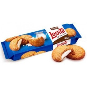 تصویر کوکی روشن لاويتا با کرم شيری 127 گرم ROSHEN مدل Sofy Cream Cookies Milk Roshen Lovita Soft Cream Cookies milk 127gr