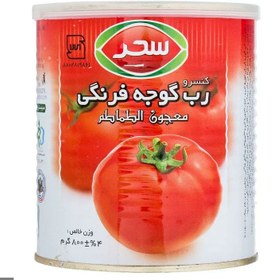 تصویر رب گوجه فرنگی قوطی ایزی اپن 400گرمی سحر 