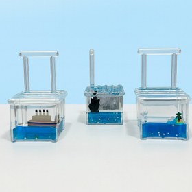 تصویر اکواریوم طرح صندلی 