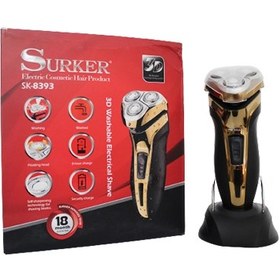 تصویر ماشین ریش تراش ضد آب سورکر Surker مدل SK 8393 