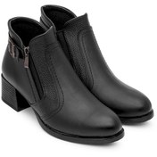 تصویر نیم بوت زنانه شیما مدل 904 HL مشکی 