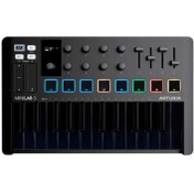 تصویر میدی کنترلر آرتوریا Arturia MiniLab 3 Deep Black Arturia MiniLab 3 Deep Black