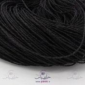 تصویر نخ کاغذی رافیا ترک مشکی کلاف ۴۰۰ گرمی 