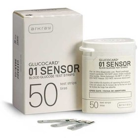 تصویر نوار تست قند صفر یک سنسور 01 SENSOR 