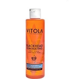 تصویر ژل شستشوی صورت ویتولا مناسب پوست مستعد جوش سرسیاه 200 میل Vitola BlackHead Eliminating clean and facial wash 200ml