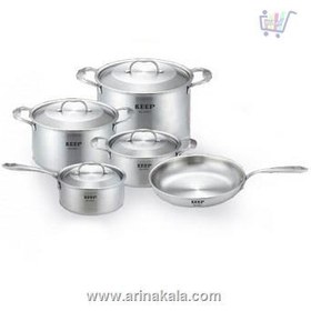 تصویر کالا ظروف-استیل-kss-3000-کیپ Keep stanless steel cookware KSS-3000