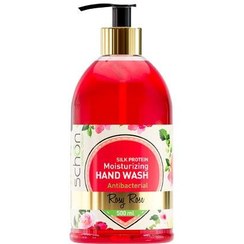 تصویر مایع دستشویی ROSY ROSE شون|Schon Rosy Rose Silk Protein Moisturizing Hand Wash 